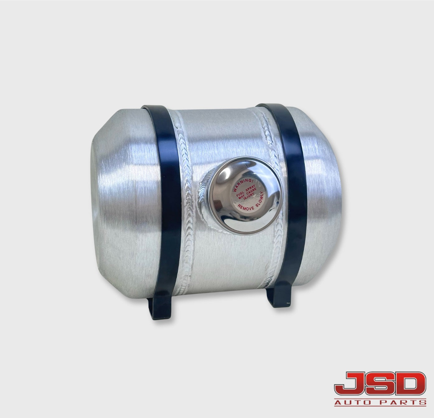 M183 JSD Aluminum Spun Fuel Tank 8x10 Center Fill 2 Gallon 1/4'' NPT