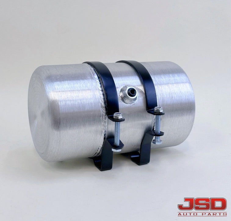 M286 JSD Aluminum Spun Fuel Tank 6x10 End Fill 1 Gallon 1/4'' NPT