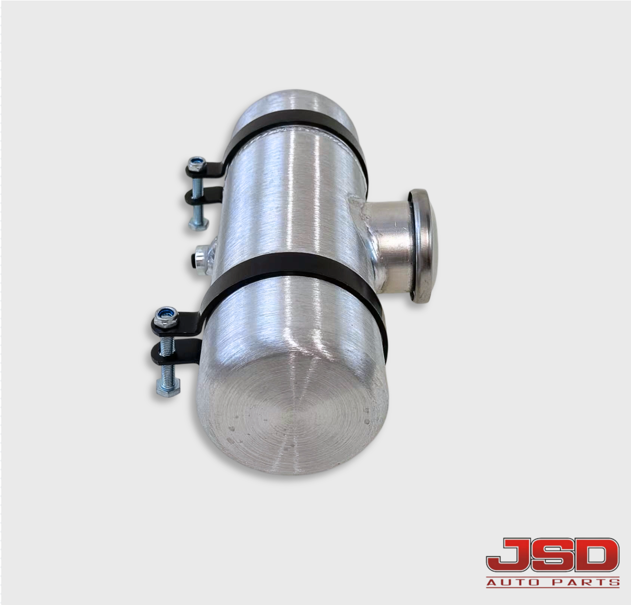 M372 JSD Aluminum Spun Fuel Tank 4x12 center Fill 0.58 Gallon 1/4'' NPT