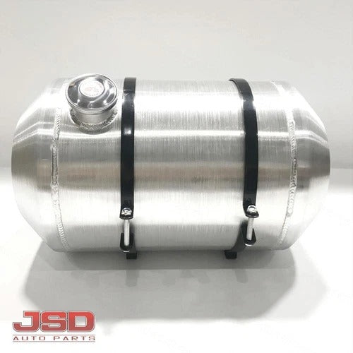 M300 JSD Aluminum Spun Fuel Tank 12x20 End Fill 9.75 Gallon 1/4'' NPT