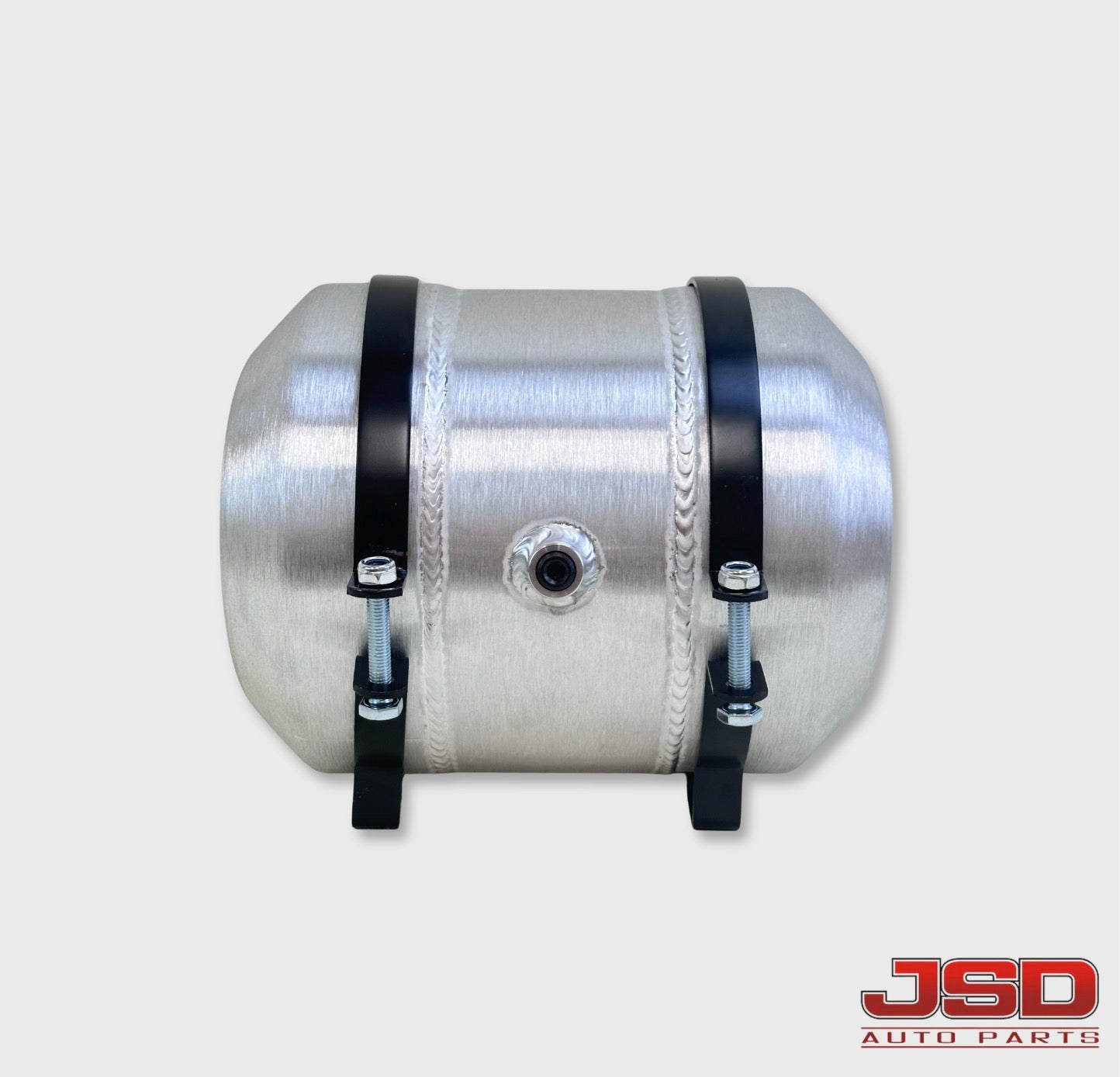 M183 JSD Aluminum Spun Fuel Tank 8x10 Center Fill 2 Gallon 1/4'' NPT