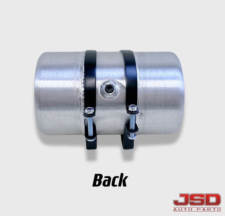 M286 JSD Aluminum Spun Fuel Tank 6x10 End Fill 1 Gallon 1/4'' NPT