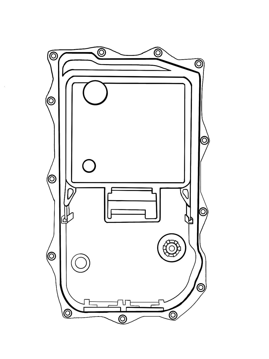 8HP70 Transmission Oil Pan for JEEP DODGE RAM CHRYSLER