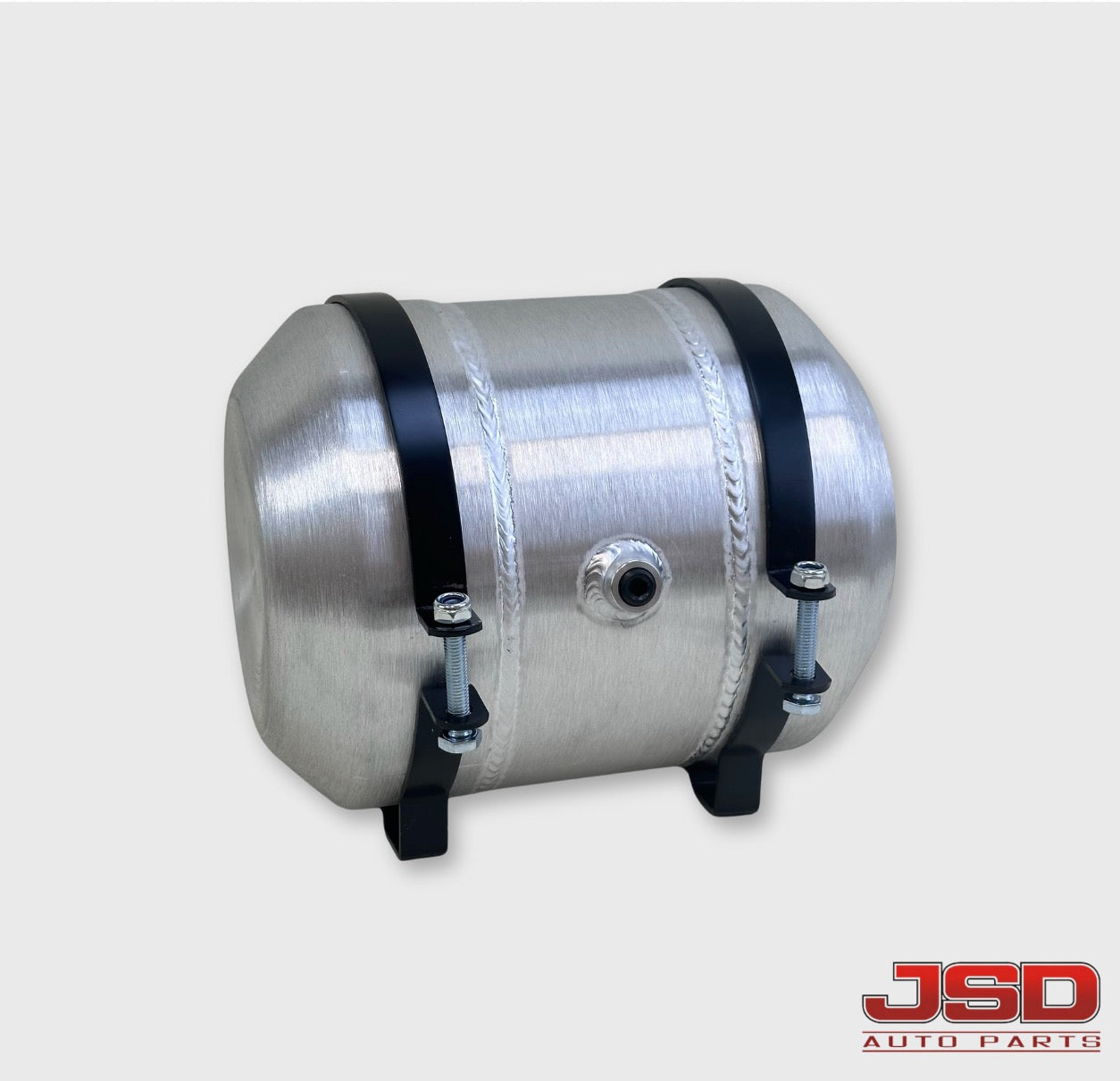 M183 JSD Aluminum Spun Fuel Tank 8x10 Center Fill 2 Gallon 1/4'' NPT