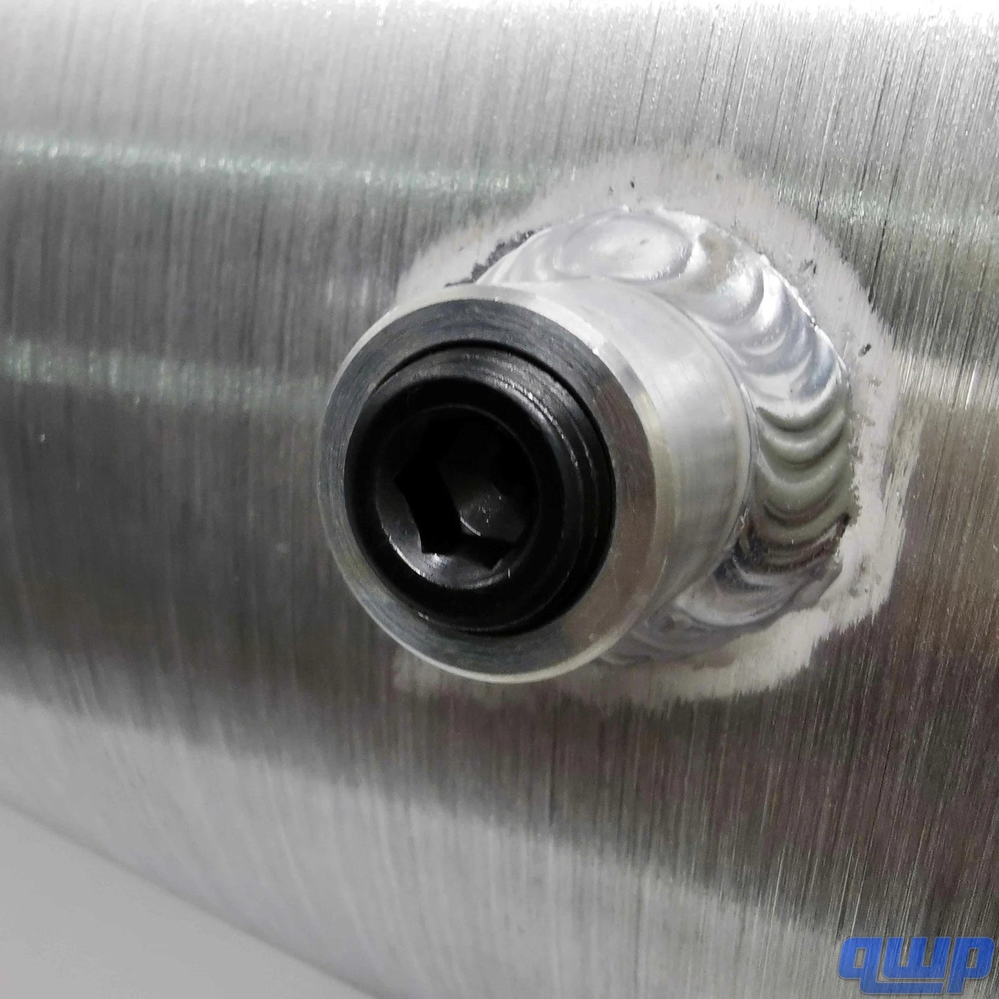 M198 JSD Aluminum Spun Fuel Tank 10x33 End Fill 11.00 Gallon 3/8'' NPT