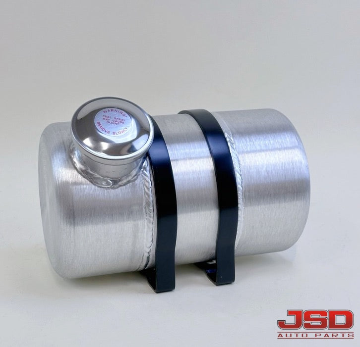 M286 JSD Aluminum Spun Fuel Tank 6x10 End Fill 1 Gallon 1/4'' NPT