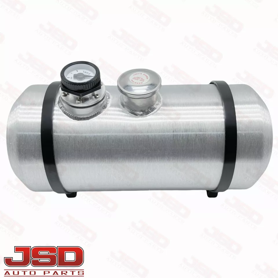 M210G JSD Aluminum Spun Fuel Tank 8x18 Center Fill 3.88 Gallon 1/4'' NPT