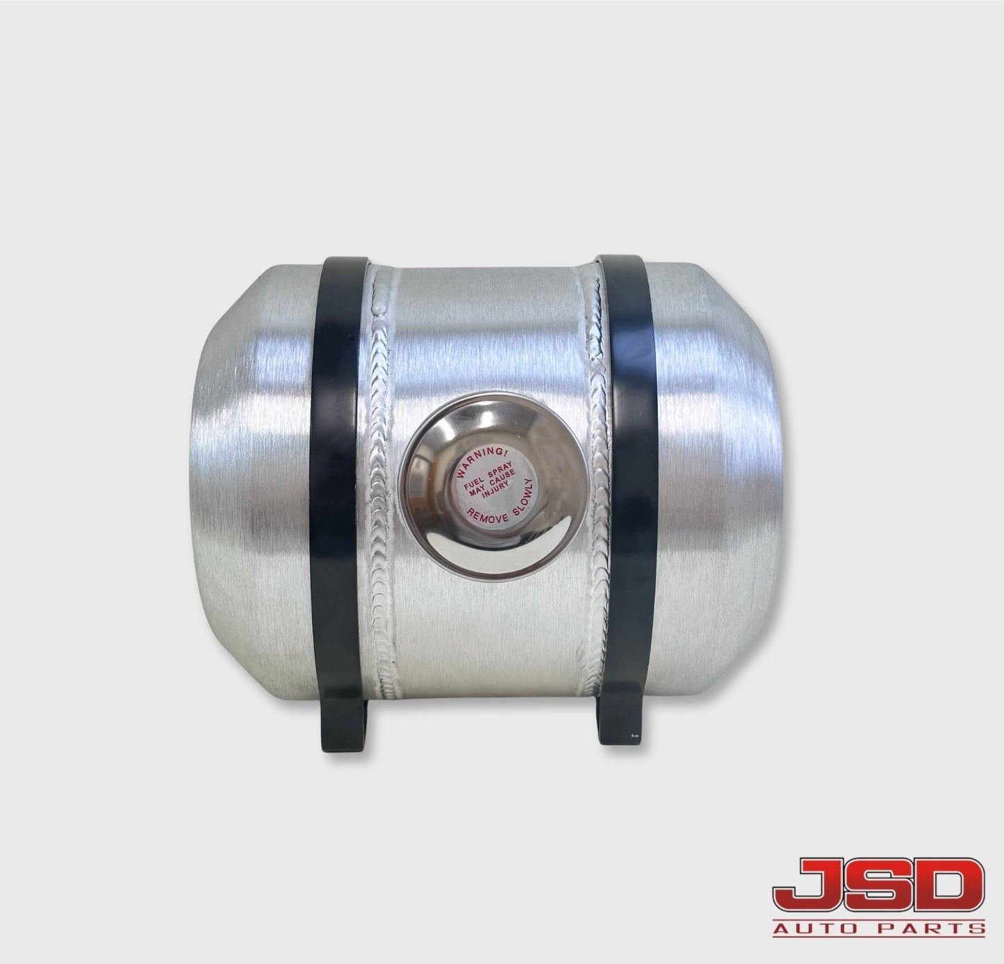 M183 JSD Aluminum Spun Fuel Tank 8x10 Center Fill 2 Gallon 1/4'' NPT