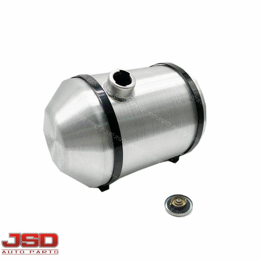 M193 JSD Aluminum Spun Fuel Tank 10x16 End Fill 5 Gallon 3/8'' NPT Standard