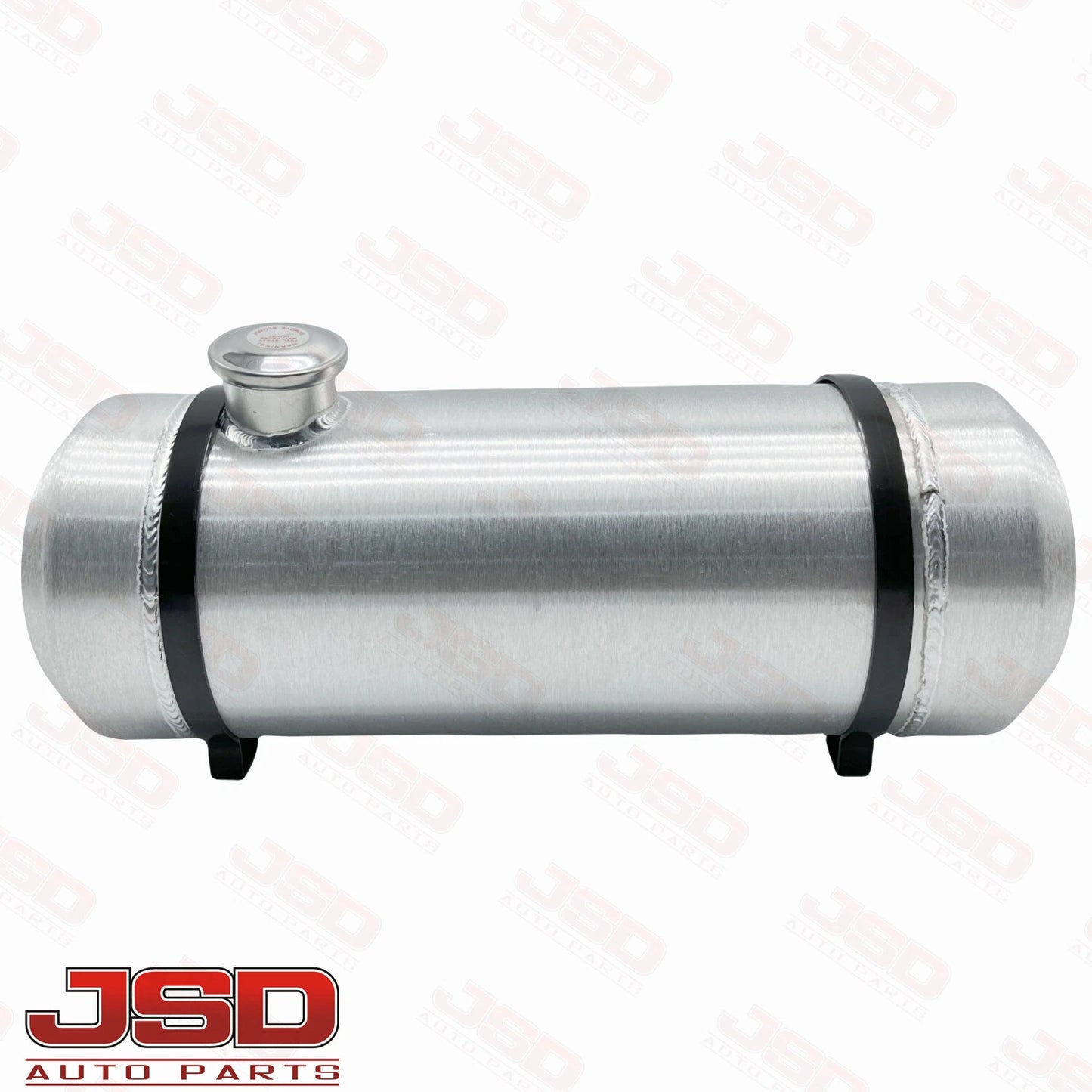 M216B JSD Aluminum Spun Fuel Tank 8x22 End Fill 4.5 Gallon 1/4'' NPT with Baffle