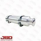 M385 JSD Aluminum Spun Fuel Tank 4x15 Top Fill 0.72 Gallon 1/8'' NPT
