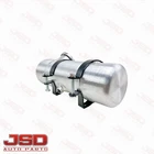 M375 JSD Aluminum Spun Fuel Tank 4x12 End Fill 0.58 Gallon 1/4'' NPT