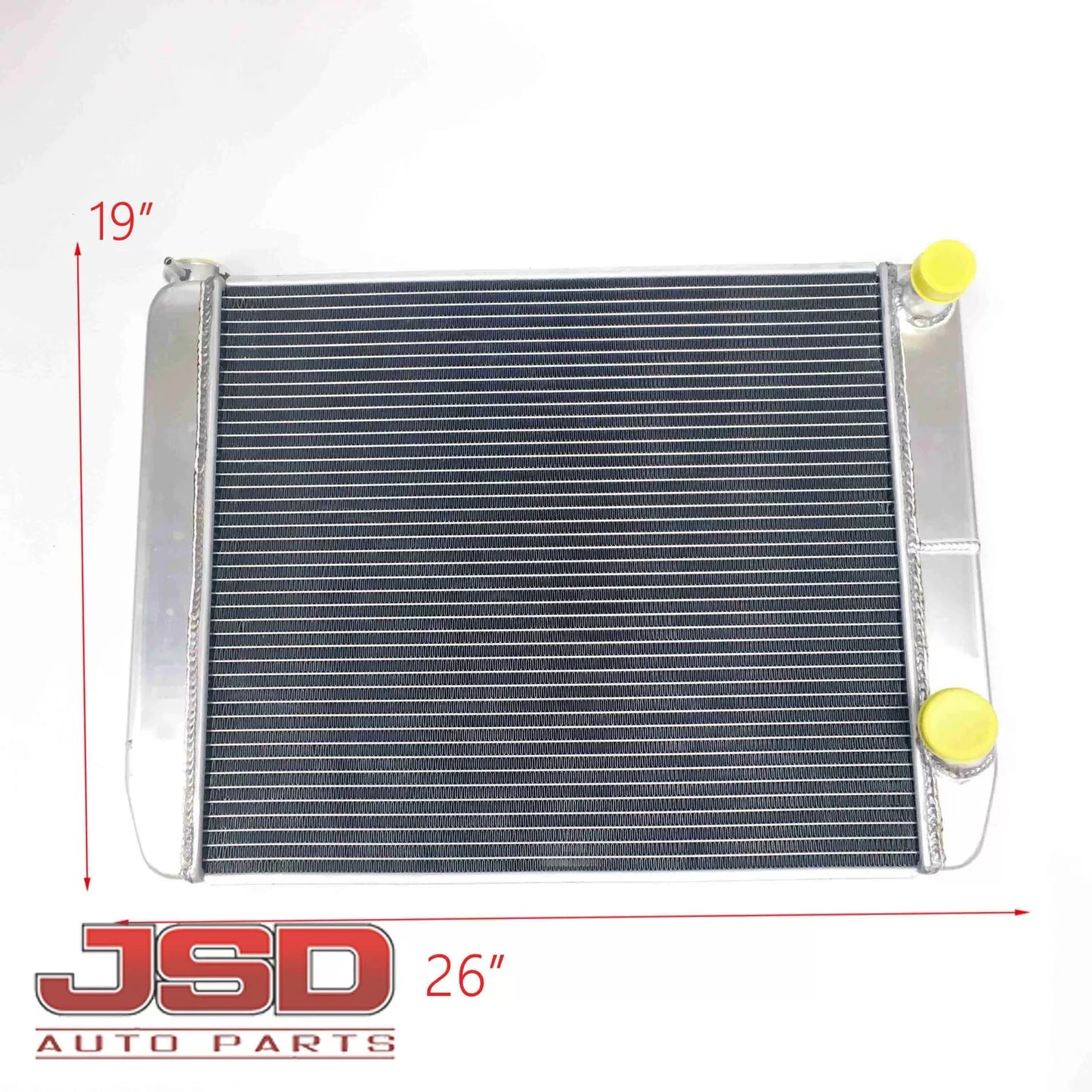 G172 Universal Racing Radiator for GM Chevy 19" x 26" Full Aluminum Double Pass