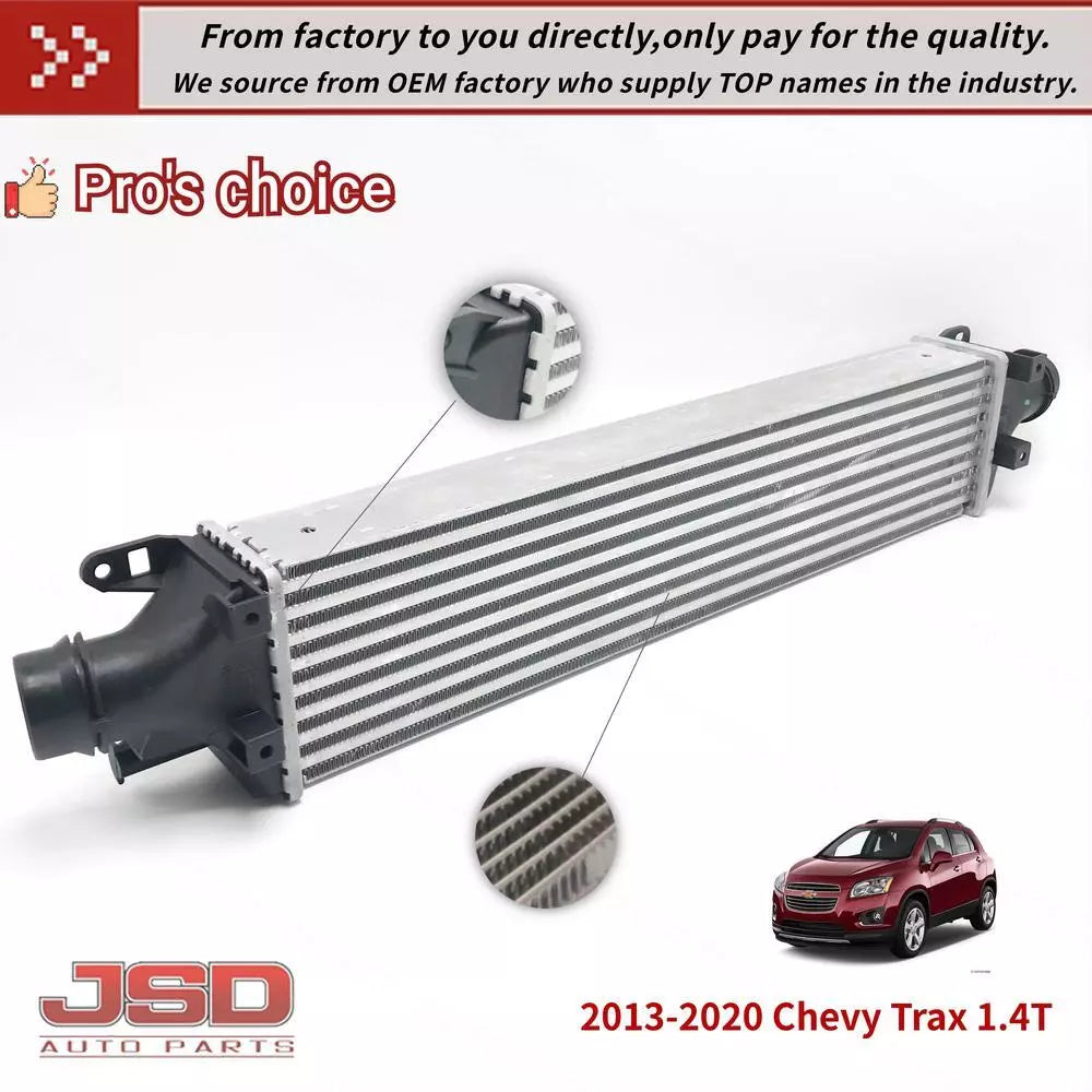 Charge Air Cooler Intercooler For 2013 2014 -2020 Chevrolet Trax 1.4L 95465727