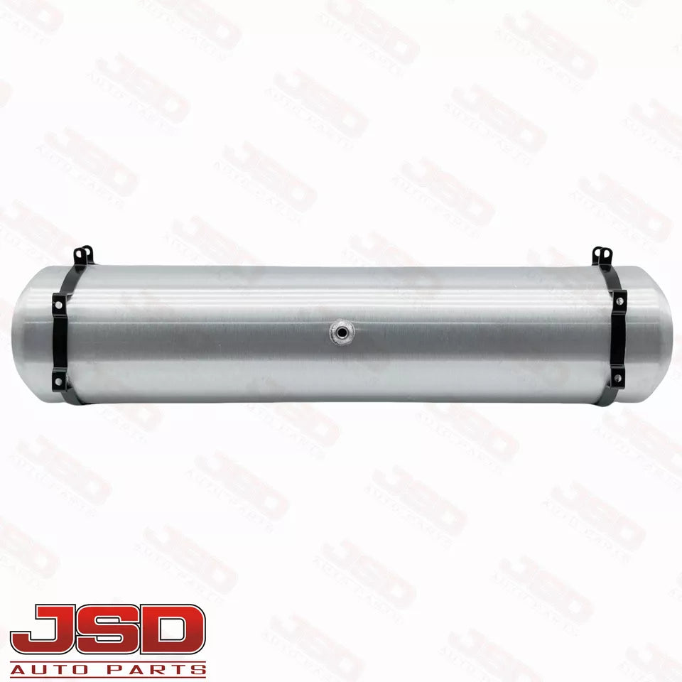 M238G JSD Aluminum Spun Fuel Tank 8x36 End Fill 7.50 Gallon 1/4'' NPT