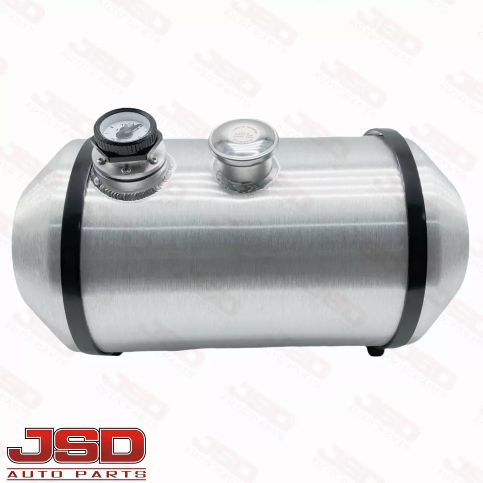 M177G JSD Aluminum Spun Fuel Tank 10x20 center Fill 6.75 Gallon 3/8'' NPT