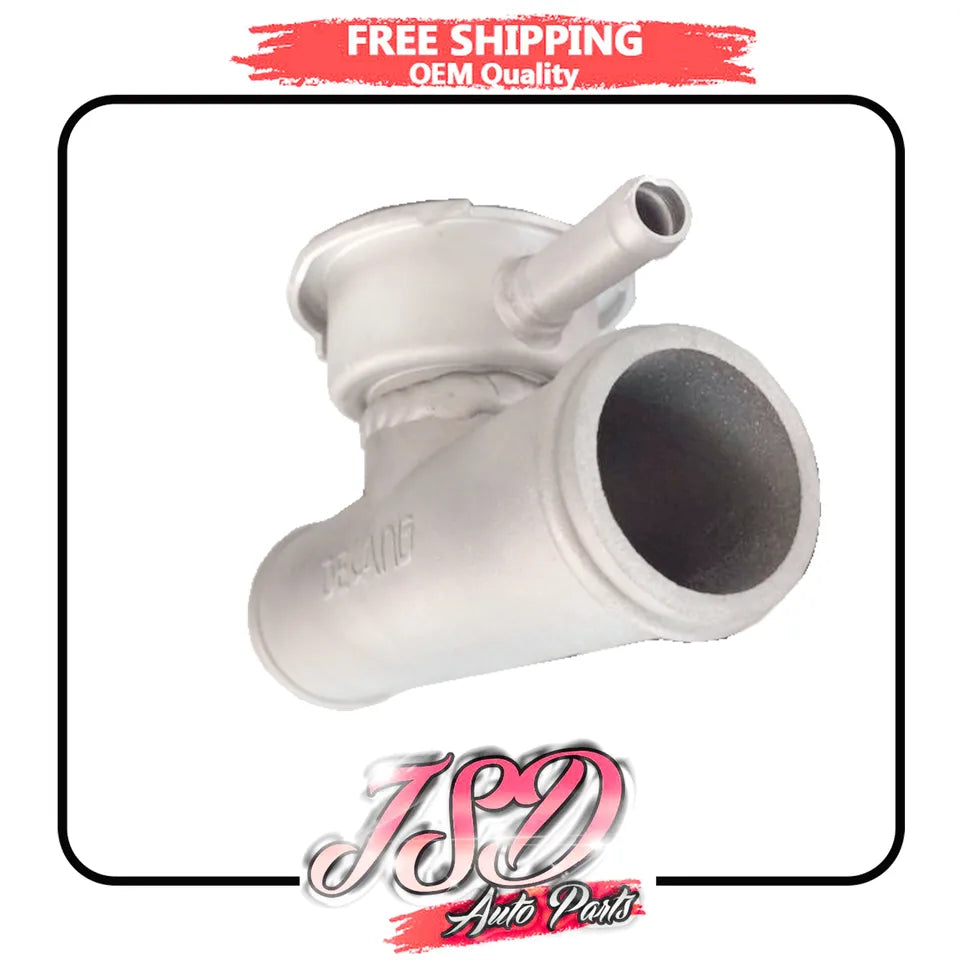 M022 Aluminum Upper Inline Radiator Hose Filler Adapter Water Neck 1-1/4" to 1-1/4"