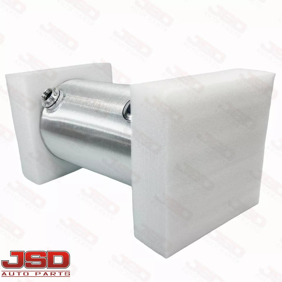 M303G JSD Aluminum Spun Fuel Tank 12x26 End Fill 12.5 Gallon 1/4'' NPT