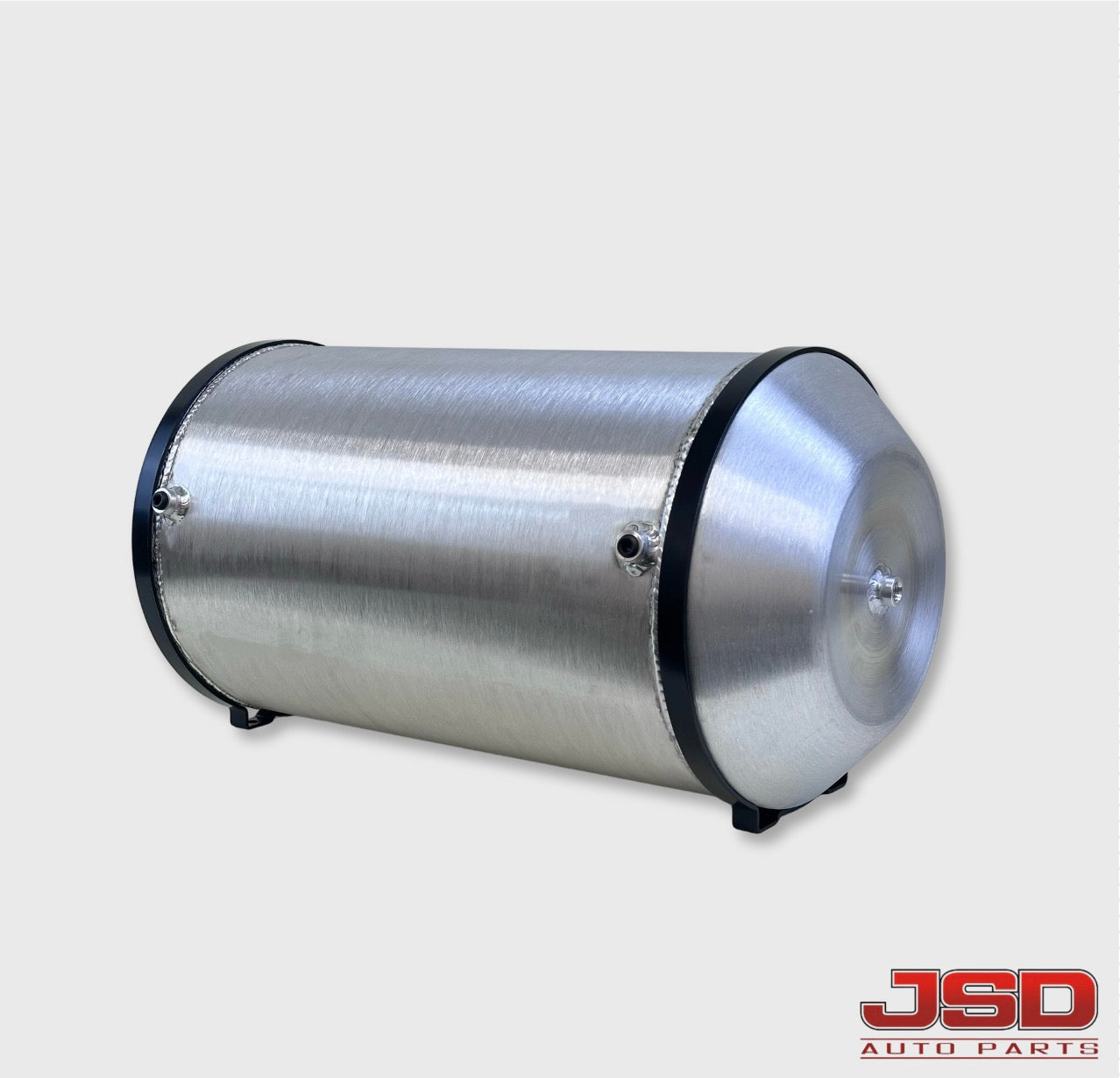 M629 JSD Aluminum Spun Fuel Tank 12x24 |Top Fill 11.5 Gallon| 1/4'' NPT | Triple outlet