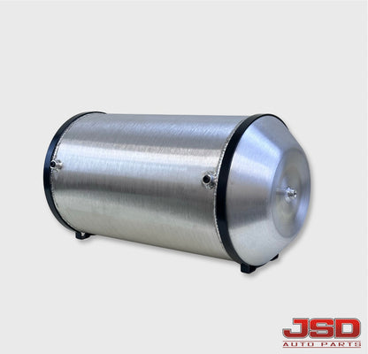 M629 JSD Aluminum Spun Fuel Tank 12x24 |Top Fill 11.5 Gallon| 1/4'' NPT | Triple outlet