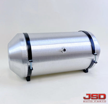 M031B JSD Aluminum Spun Fuel Tank 10x22 center Fill 7. Gallon 1/4'' NPT