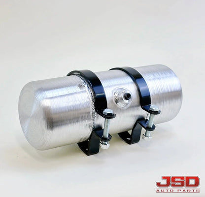 M369 JSD Aluminum Spun Fuel Tank 4x10 End Fill 0.48 Gallon 1/8'' NPT