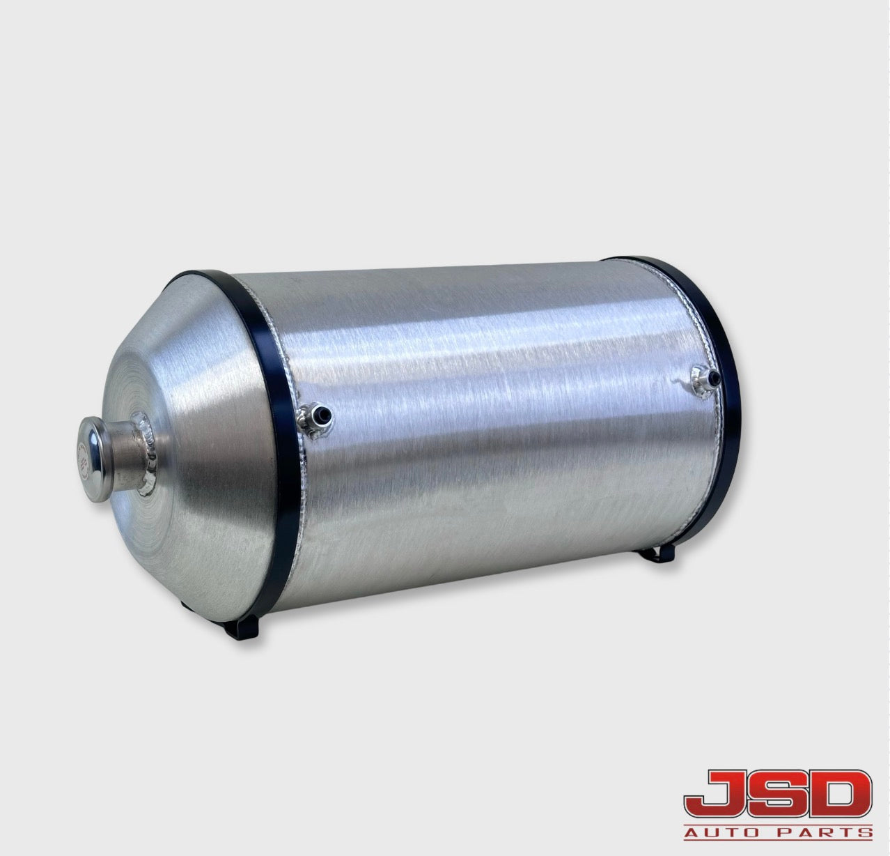 M629 JSD Aluminum Spun Fuel Tank 12x24 |Top Fill 11.5 Gallon| 1/4'' NPT | Triple outlet