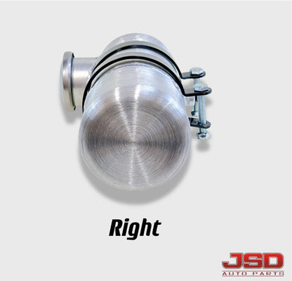 M369 JSD Aluminum Spun Fuel Tank 4x10 End Fill 0.48 Gallon 1/8'' NPT