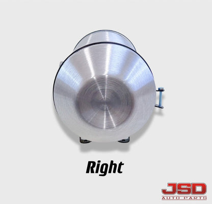 M031B JSD Aluminum Spun Fuel Tank 10x22 center Fill 7. Gallon 1/4'' NPT