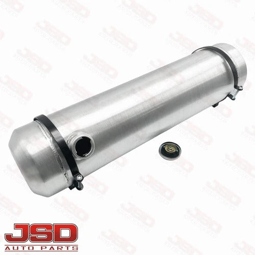 M236B JSD Aluminum Spun Fuel Tank 8x33 End Fill 7 Gallon 3/8'' NPT with Baffle