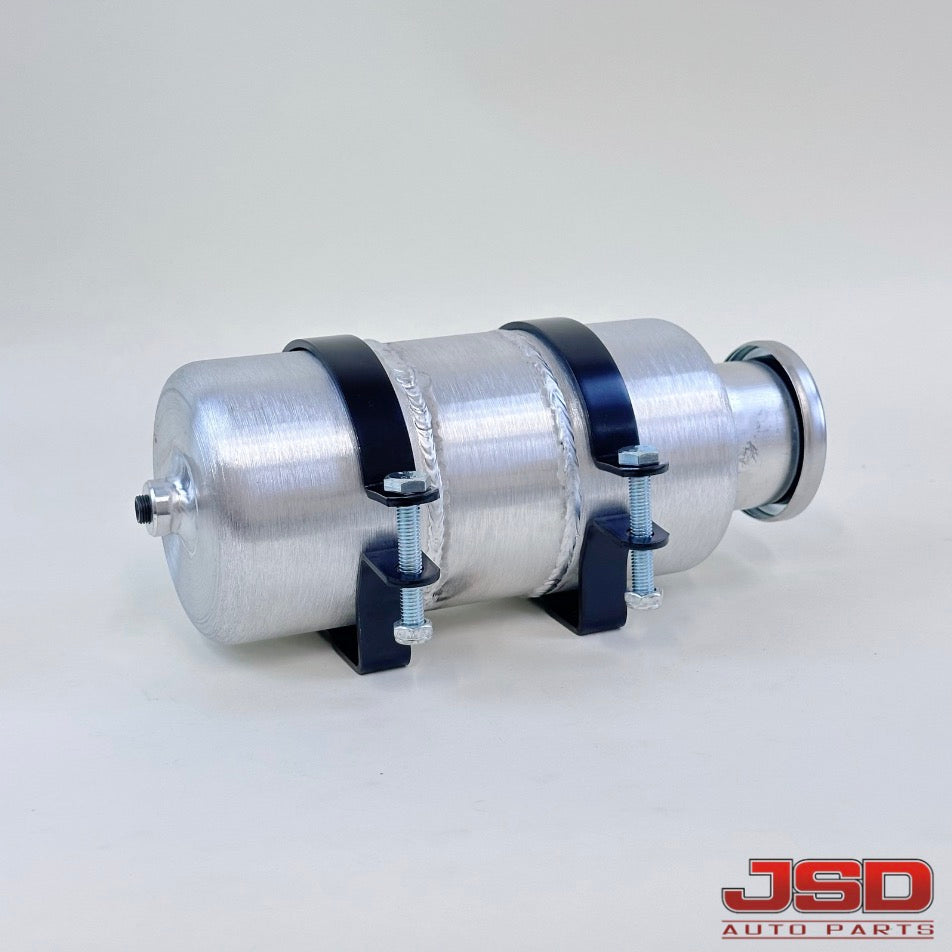 M365 JSD Aluminum Spun Fuel Tank 4x8 |Top Fill 0.38 Gallon| 1/8'' NPT | Vertical