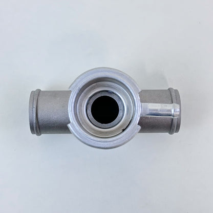 M022 Aluminum Upper Inline Radiator Hose Filler Adapter Water Neck 1-1/4" to 1-1/4"