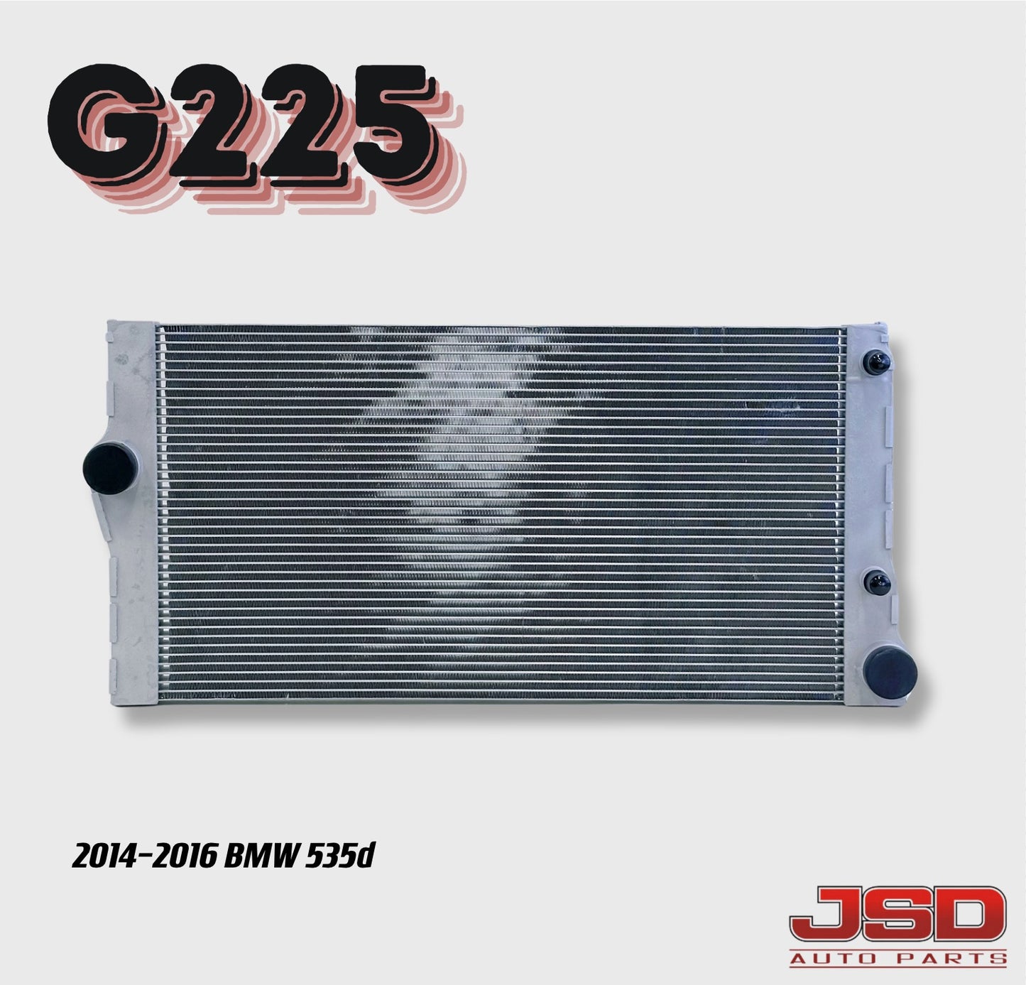 G225 Replacement Radiator for 2014-2016 BMW 535d
