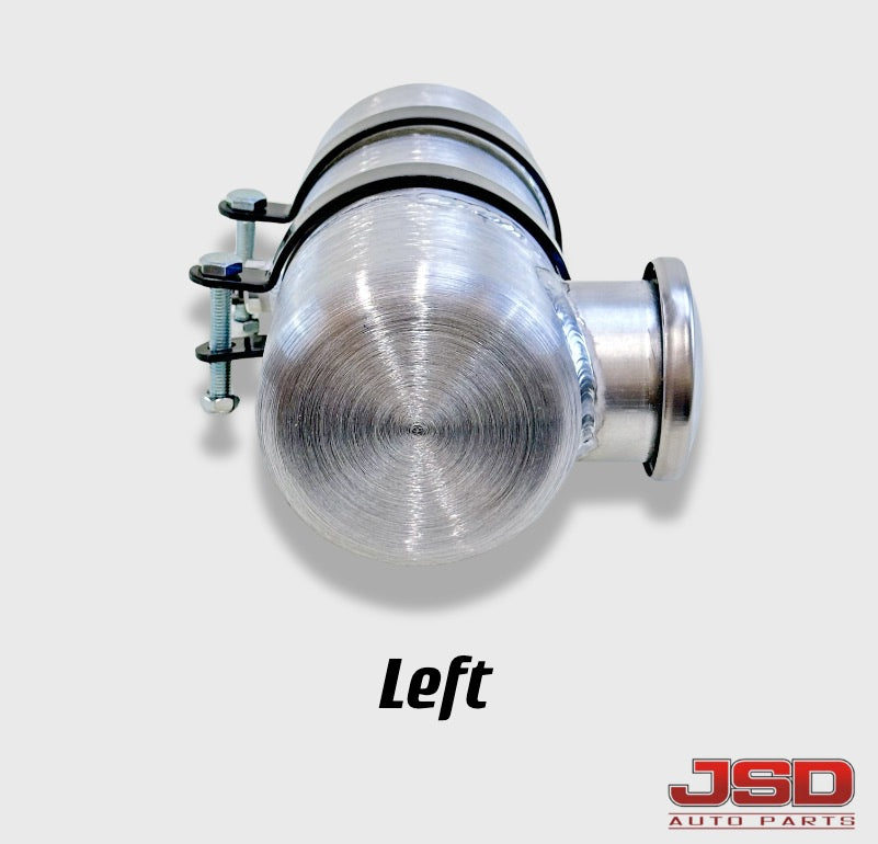 M369 JSD Aluminum Spun Fuel Tank 4x10 End Fill 0.48 Gallon 1/8'' NPT