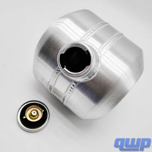 M186 JSD Aluminum Spun Fuel Tank 8x8 Center Fill 1.75 Gallon 1/4'' NPT