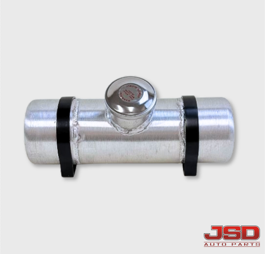 M372 JSD Aluminum Spun Fuel Tank 4x12 center Fill 0.58 Gallon 1/4'' NPT