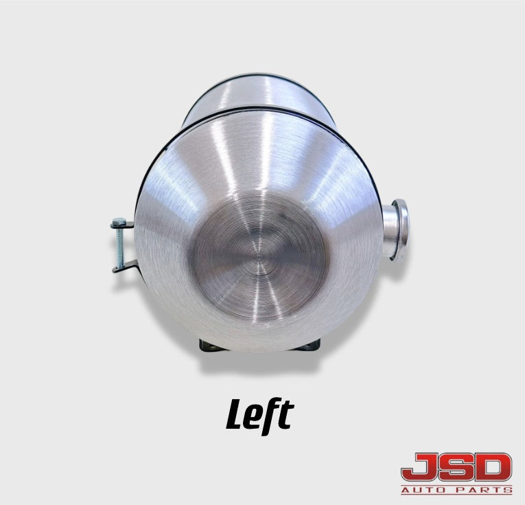 M031B JSD Aluminum Spun Fuel Tank 10x22 center Fill 7. Gallon 1/4'' NPT