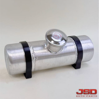 M373 JSD Aluminum Spun Fuel Tank 4x12 center Fill 0.58 Gallon 1/8'' NPT