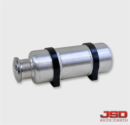 M370 JSD Aluminum Spun Fuel Tank 4x10 Vertical Fill 0.48 Gallon 1/4'' NPT