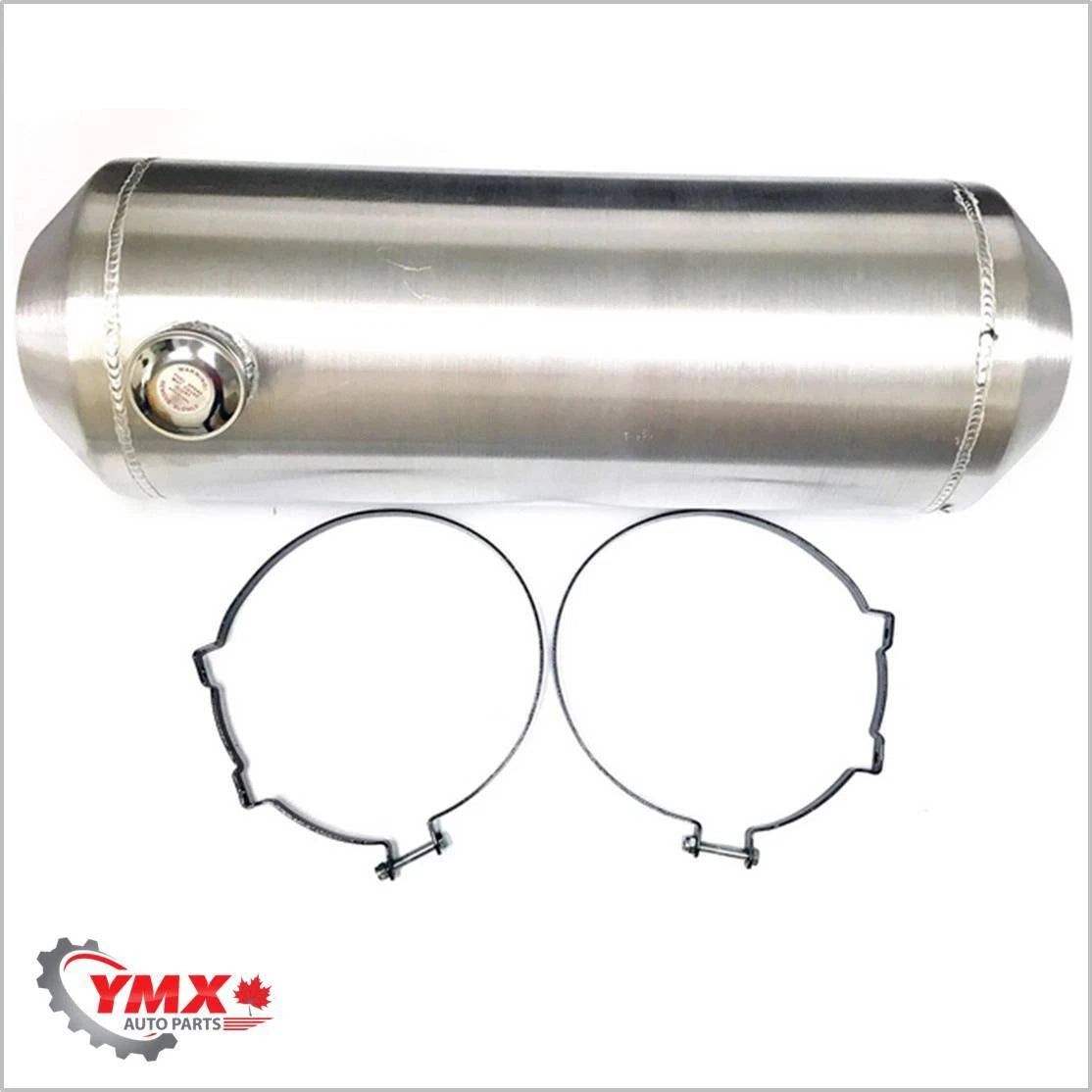 M053 JSD Aluminum Spun Fuel Tank 10x33 End Fill 11.00 Gallon 1/4'' NPT