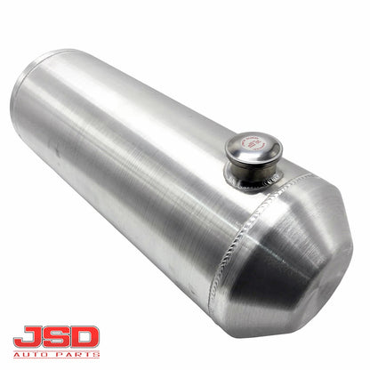 M179B JSD Aluminum Spun Fuel Tank 10x30 End Fill 10.00 Gallon 1/4'' NPT