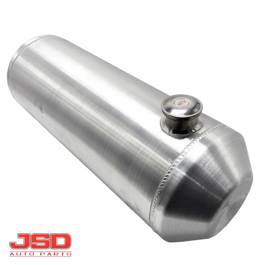 M179B JSD Aluminum Spun Fuel Tank 10x30 End Fill 10.00 Gallon 1/4'' NPT