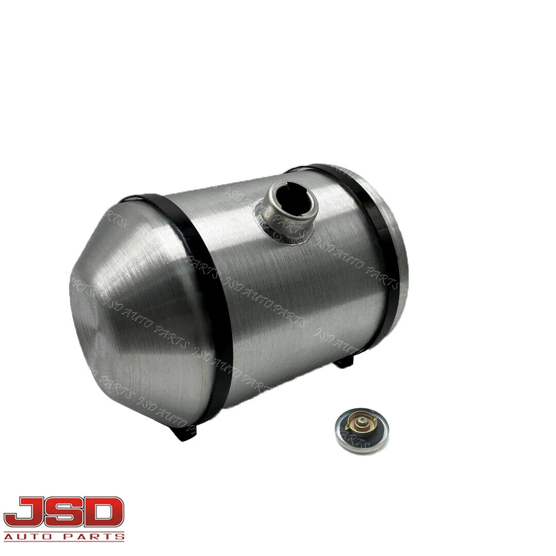 M192 JSD Aluminum Spun Fuel Tank 10x16 Center Fill 5 Gallon 1/2'' NPT