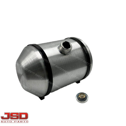 M192 JSD Aluminum Spun Fuel Tank 10x16 Center Fill 5 Gallon 1/2'' NPT