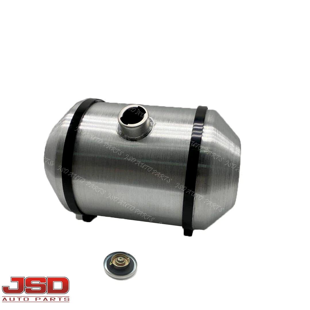 M192 JSD Aluminum Spun Fuel Tank 10x16 Center Fill 5 Gallon 1/2'' NPT