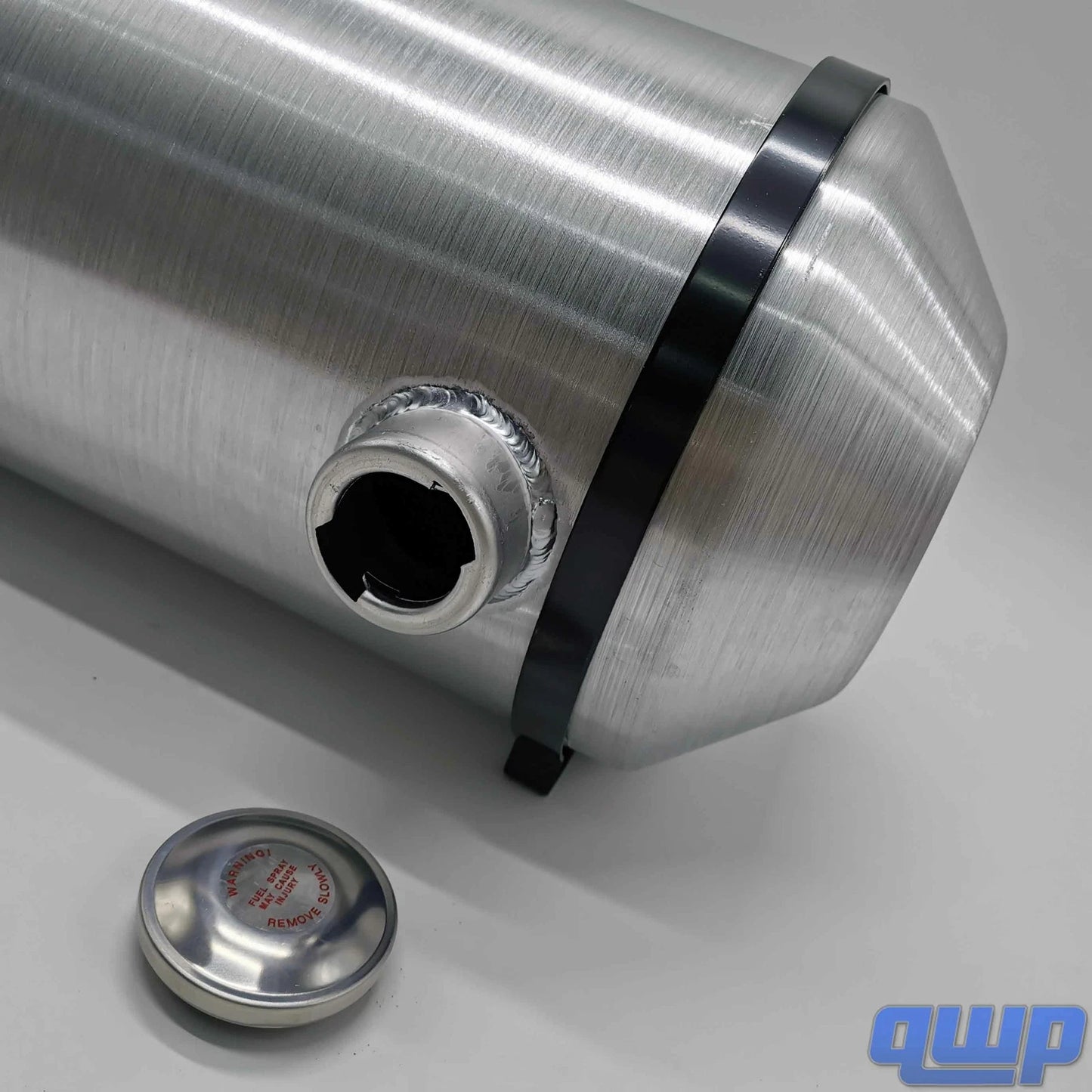 M198 JSD Aluminum Spun Fuel Tank 10x33 End Fill 11.00 Gallon 3/8'' NPT