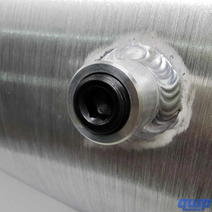 M198 JSD Aluminum Spun Fuel Tank 10x33 End Fill 11.00 Gallon 3/8'' NPT