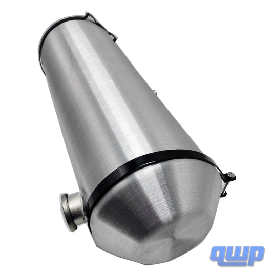M198 JSD Aluminum Spun Fuel Tank 10x33 End Fill 11.00 Gallon 3/8'' NPT