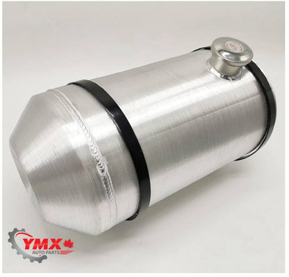 M260B JSD Aluminum Spun Fuel Tank 10x18 End Fill 6.25 Gallon 1/4'' NPT