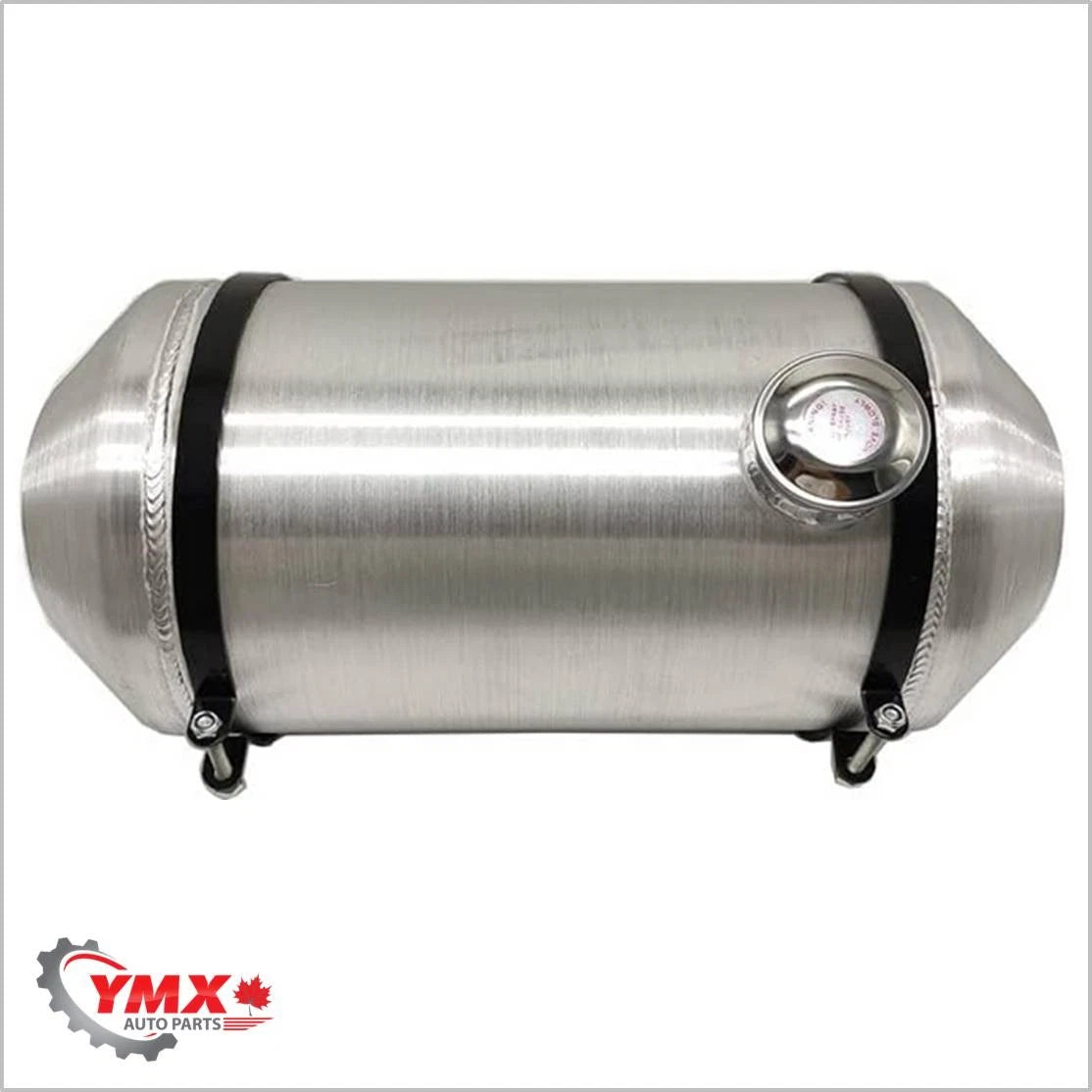 M260B JSD Aluminum Spun Fuel Tank 10x18 End Fill 6.25 Gallon 1/4'' NPT